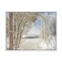 Lake Winter Woods  Wall Art