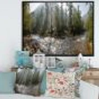 Toile « Mountain River Panorama