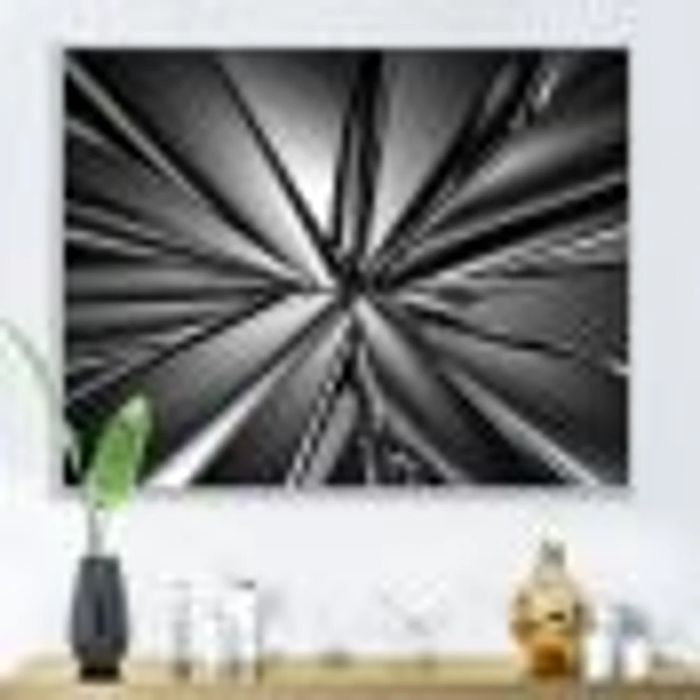 Futuristic Crystal Background  Canvas Art Print