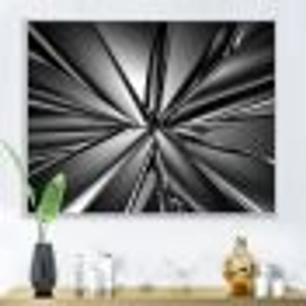 Futuristic Crystal Background  Canvas Art Print