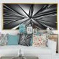 Futuristic Crystal Background  Canvas Art Print