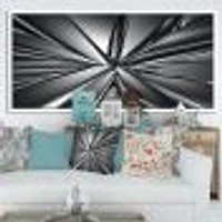 Futuristic Crystal Background  Canvas Art Print