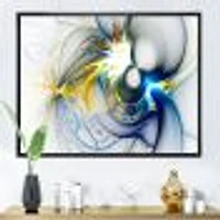 Shining Multi Colored Plasma  Wall Art Canvas