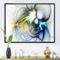 Shining Multi Colored Plasma  Wall Art Canvas