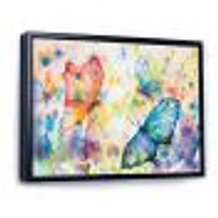 Colorful Butterflies  Wall Art