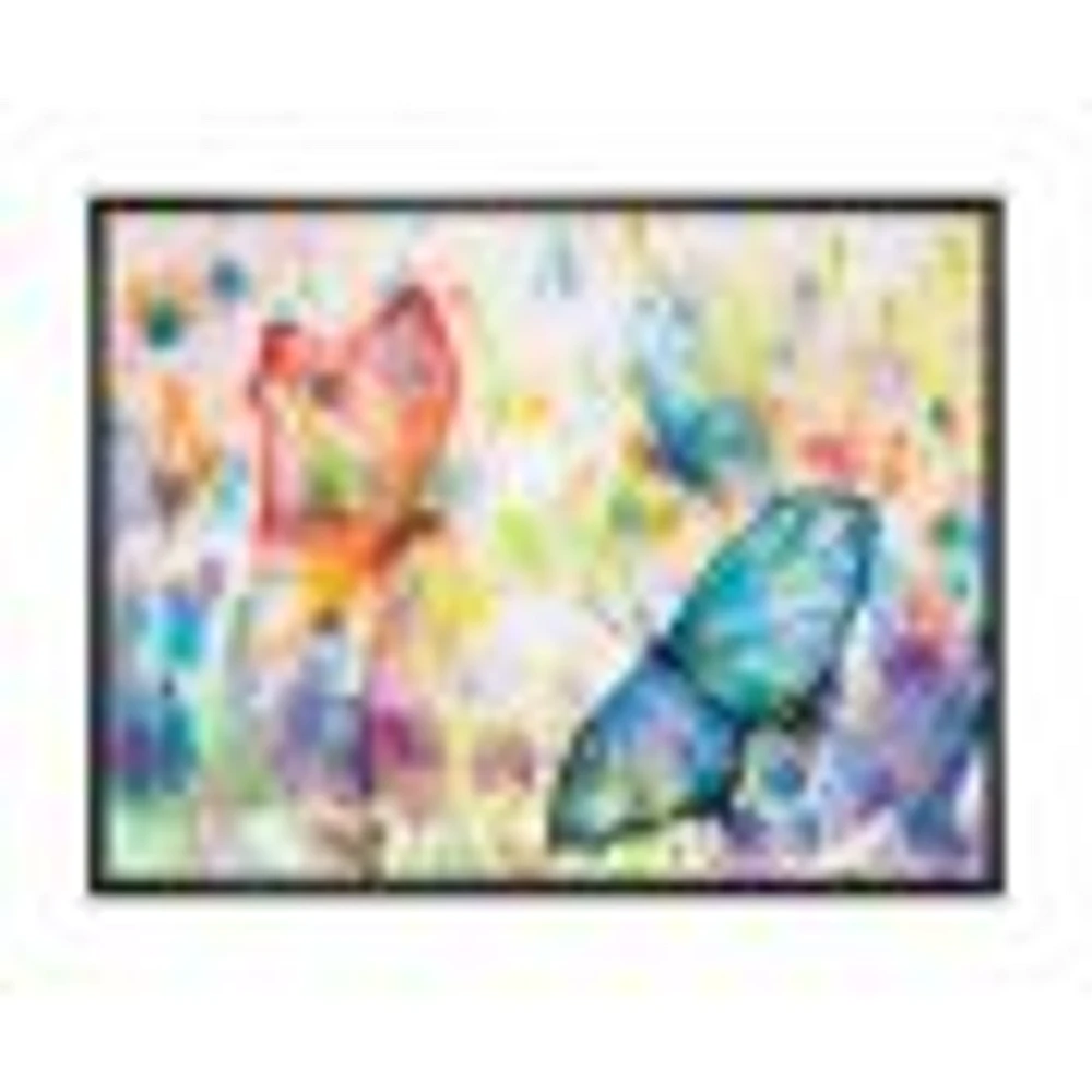 Colorful Butterflies  Wall Art