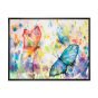 Colorful Butterflies  Wall Art