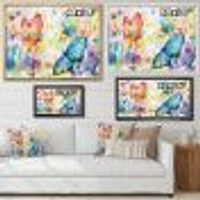 Colorful Butterflies  Wall Art