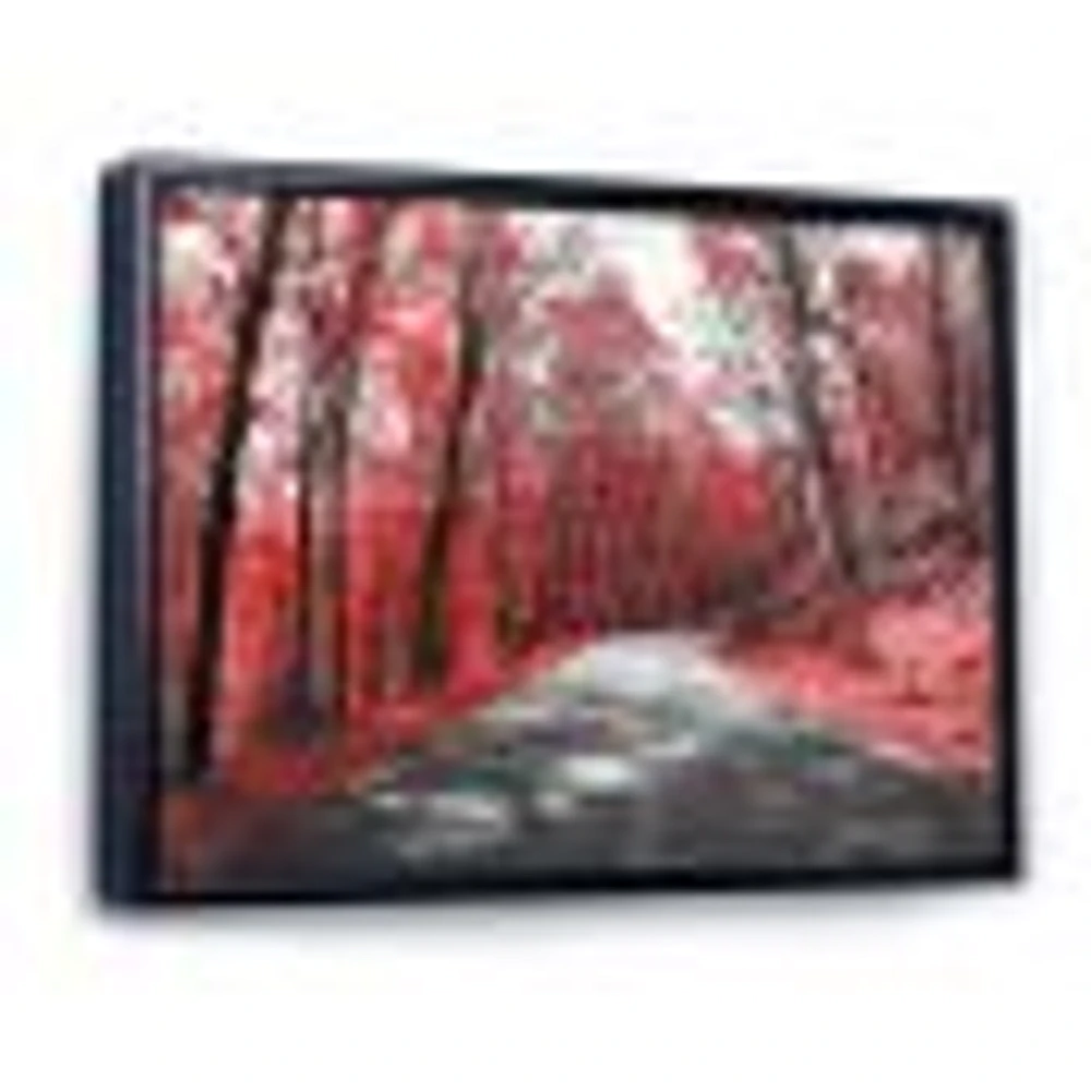 Toile « Patch Red Forest »