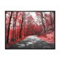 Toile « Patch Red Forest »