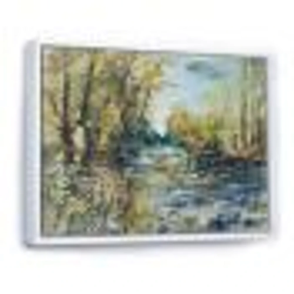 Toile « Rocky River the Forest »