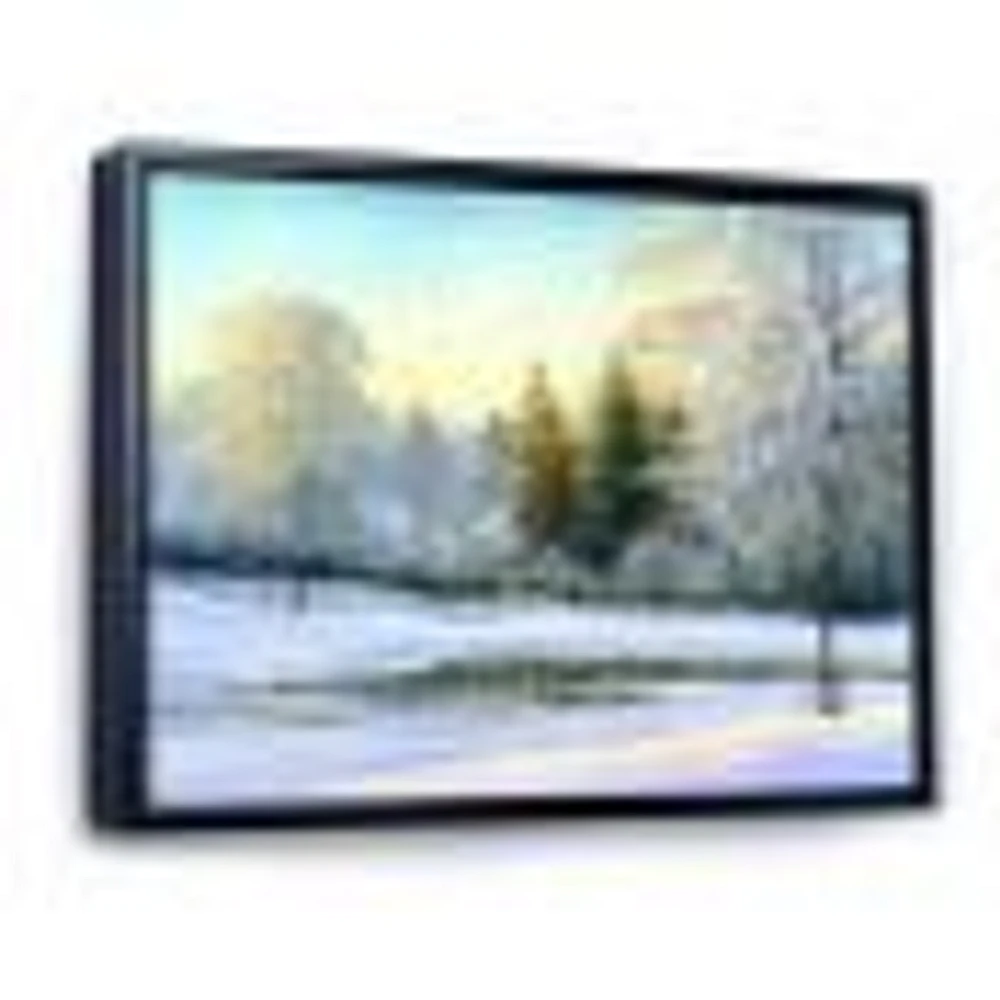 Beautiful Scenery Winter Forest  Wall Art