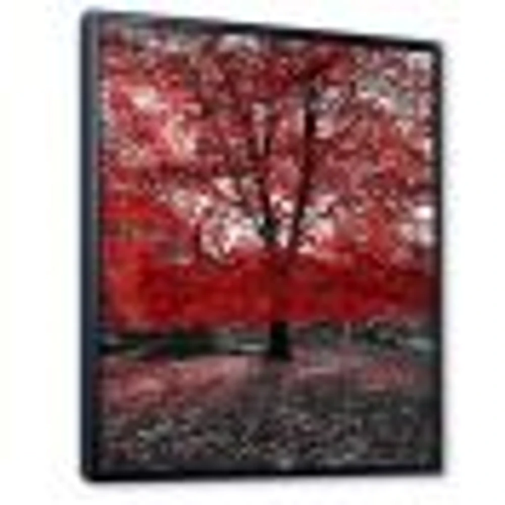 Toile « Red Tree Central Park »