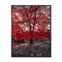 Toile « Red Tree Central Park »