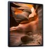 Toile « Lower Antelope Slot Canyon Reflected Sunlight »