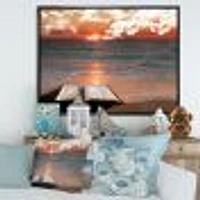 Open Bible Cloudy Sunset  Wall Art