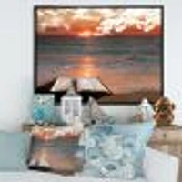 Open Bible Cloudy Sunset  Wall Art