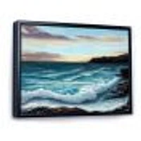 Ocean Waves at Seashore Wall Art