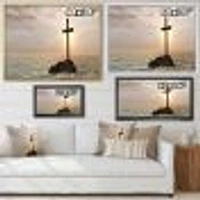 Toile « Jesus Christian Cross Bay View »