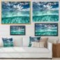 Amazing Underwater Seascape and Clouds  Wall Art