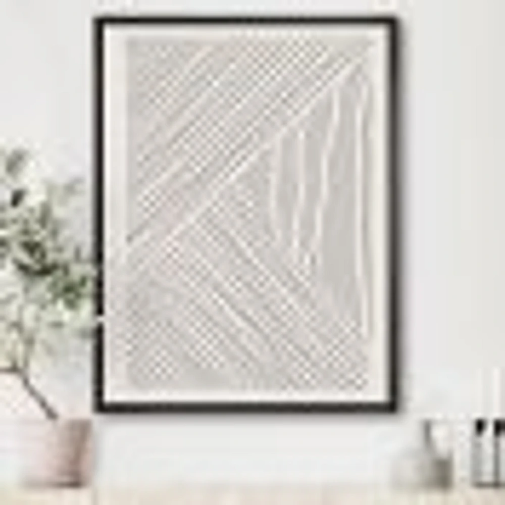 Toile « Minimal Geometrical Lines II »