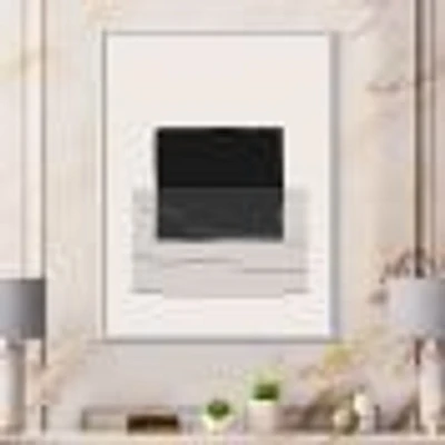 Minimal Geometric Lines and Squares VIII  Wall Art