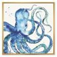 Blue Deep Sea VIII Canvas Wall Art