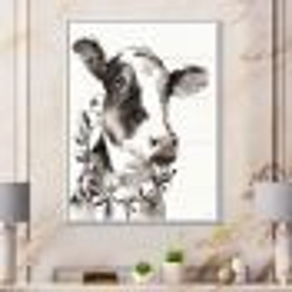 Cow Portrait Counrty Life  Wall Art