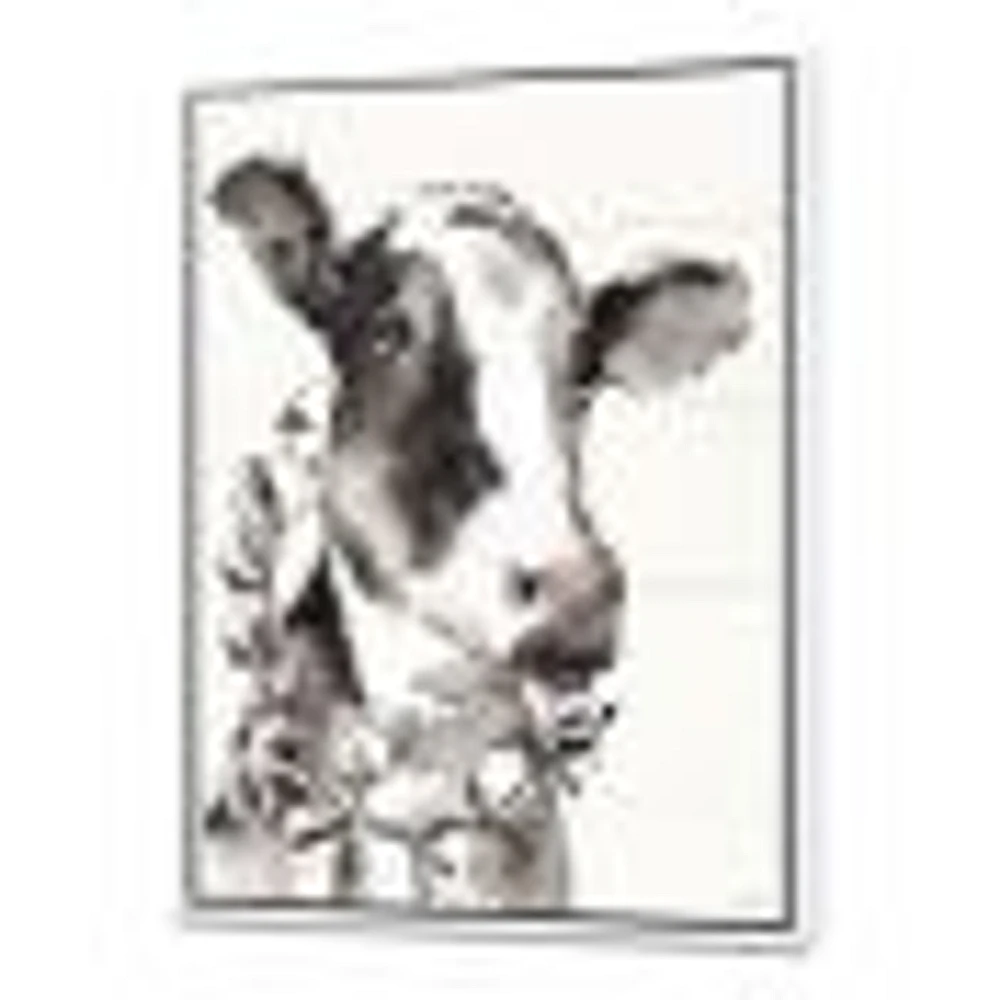 Toile « Cow Portrait Counrty Life »