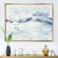 Blue Wipe Out Canvas Art