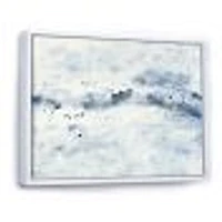 Blue Wipe Out Canvas Art