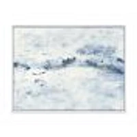 Blue Wipe Out Canvas Art