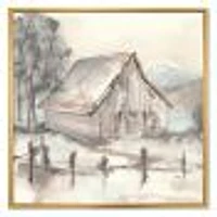 Farmhouse Barn Grey VII  Canvas