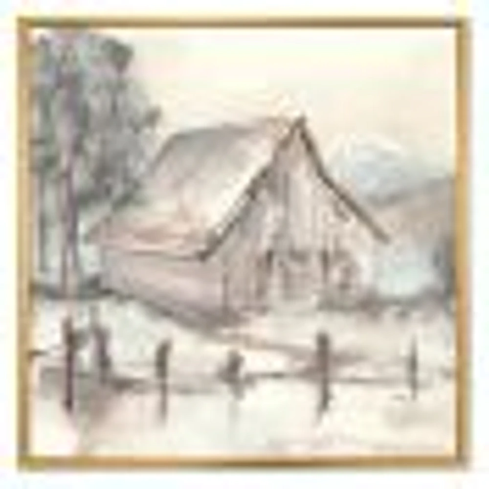 Farmhouse Barn Grey VII  Canvas