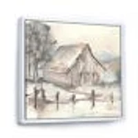 Farmhouse Barn Grey VII  Canvas