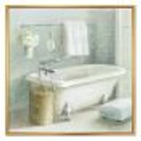 Pastel Bath I  Canvas Wall Art