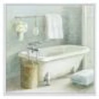 Pastel Bath I  Canvas Wall Art