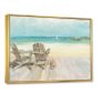 Toile « Seaside Morning no Window »