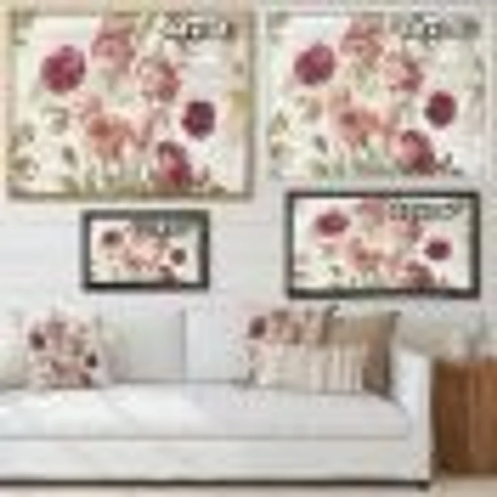 French Roses I  Canvas Wall Art