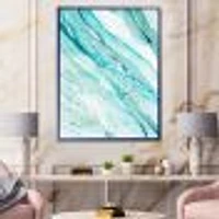 Silver Springs I Blue Green  Wall Art