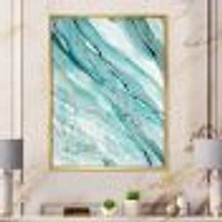 Silver Springs I Blue Green  Wall Art