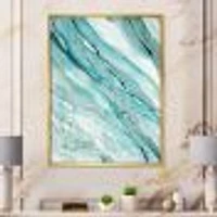 Silver Springs I Blue Green  Wall Art