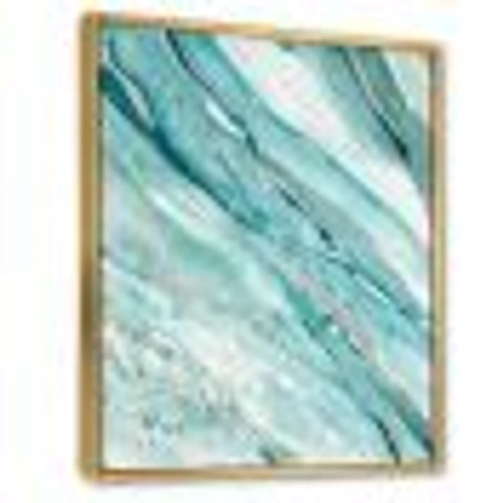 Silver Springs I Blue Green  Wall Art