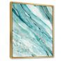 Silver Springs I Blue Green  Wall Art