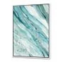 Silver Springs I Blue Green  Wall Art