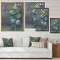 Fresh Leaves II  Canvas Wall Art Print