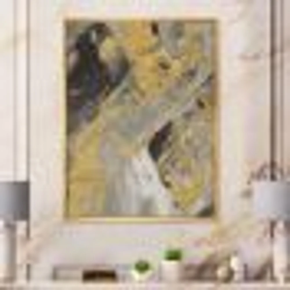 Marble Gold and Black  Wall Art