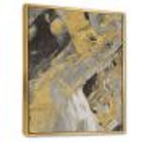 Marble Gold and Black  Wall Art