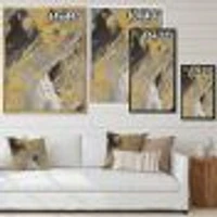 Marble Gold and Black  Wall Art