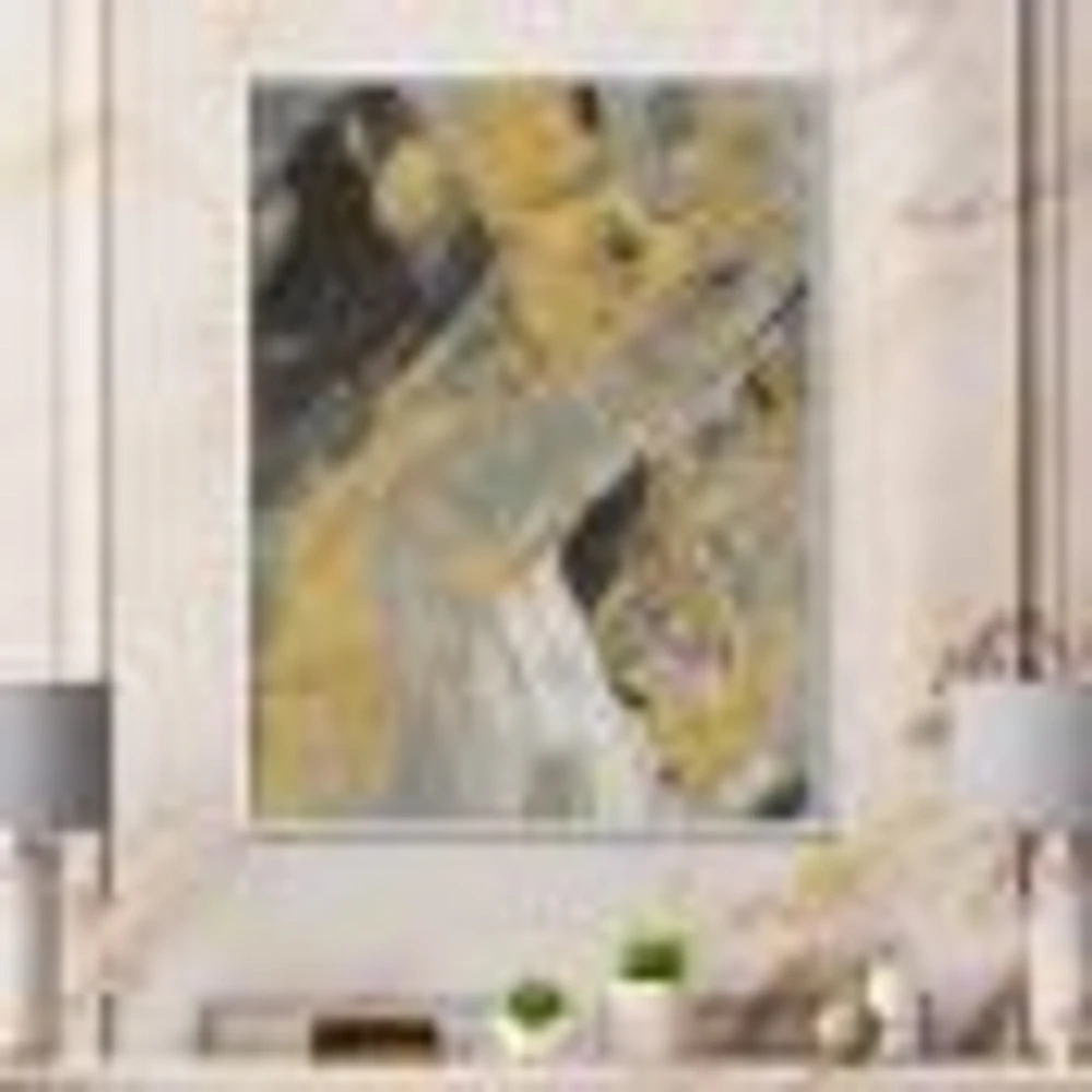 Marble Gold and Black  Wall Art